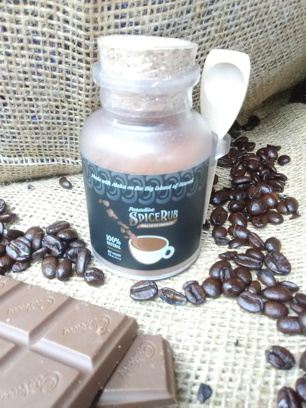 Spice Rub with 100% Kona Coffee and Hawaiian Chocolate 2.8oz